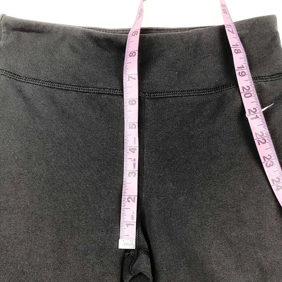 Nike High Rise Black Fit Dry Biker Shorts Size XS - Picture 2 of 4